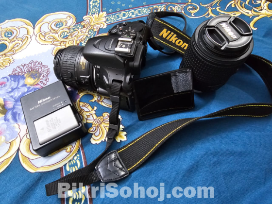 Nikon D5500 DSLR Camera with 2 Lenses